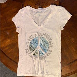 Peace sign Aeropostale tee shirt.